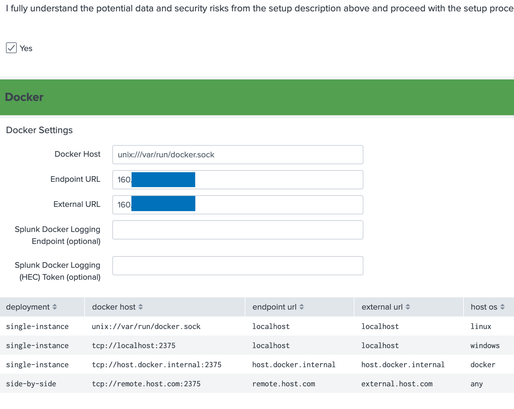 Splunk App for Data Science and Deep Learning の Docker 設定