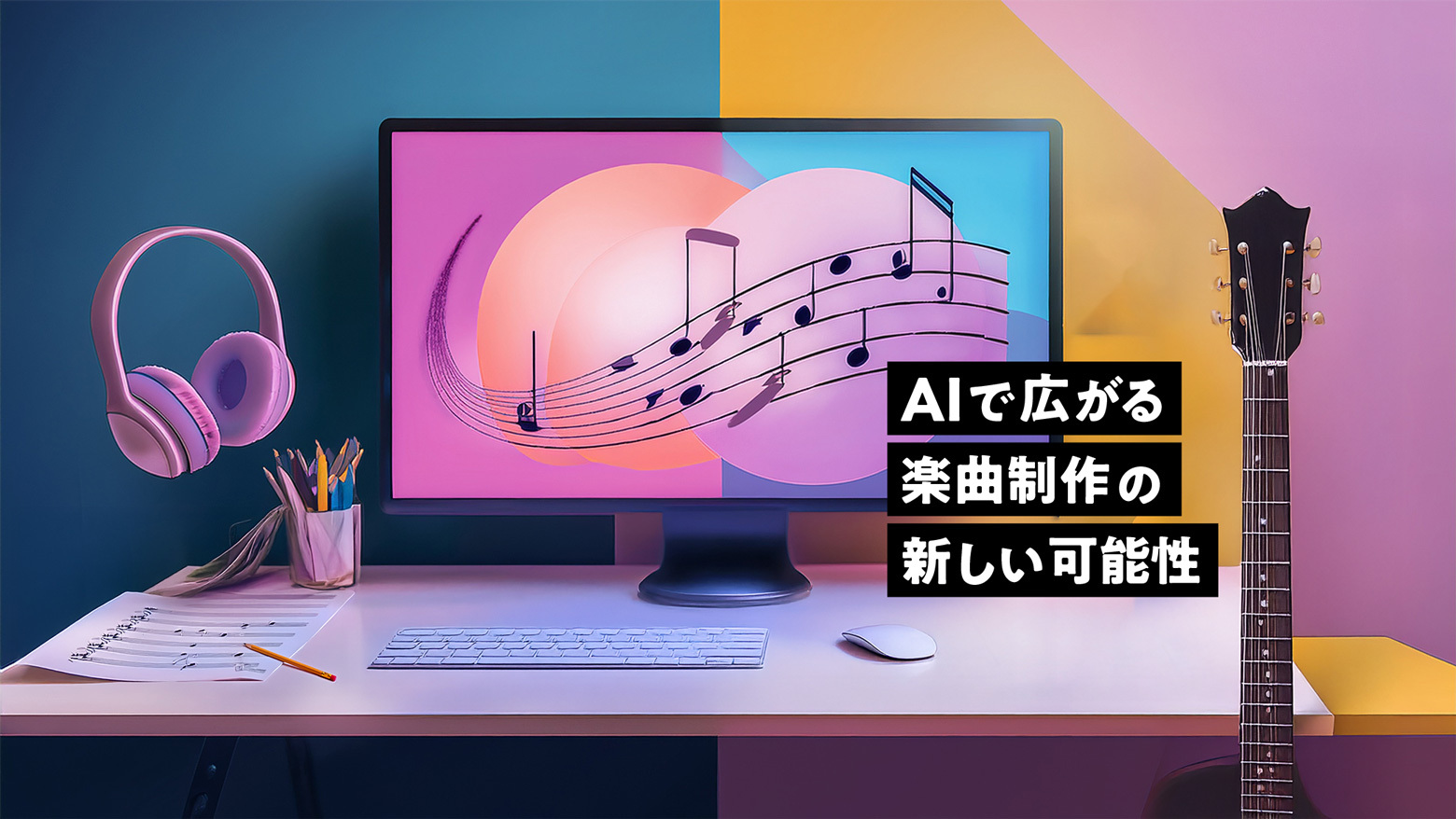 DTMをしているデスク